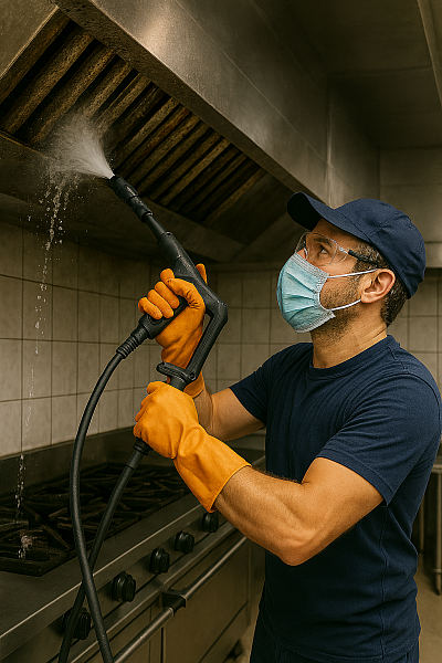 주방후드기름때제거