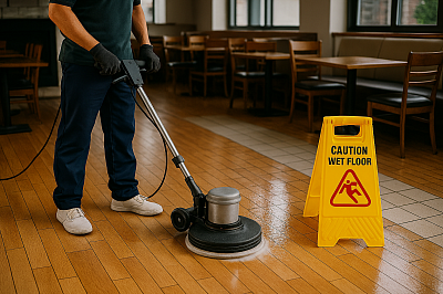 식당바닥기름때제거